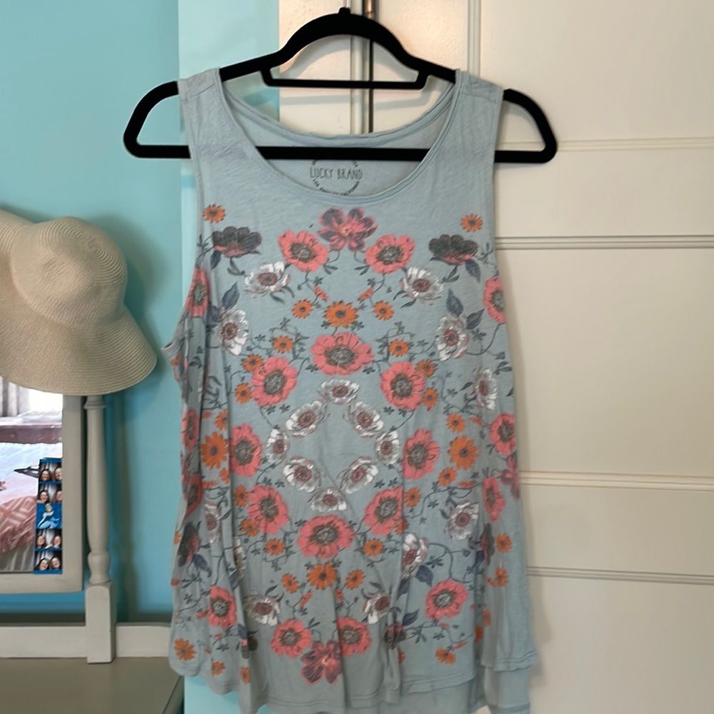 Lucky Brand floral tank
